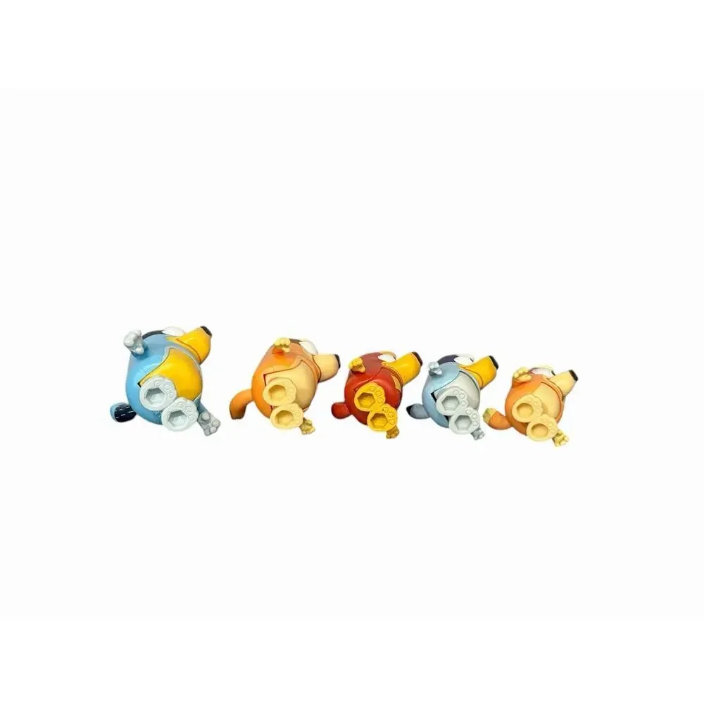 Bluey Toy Figure Lot Disney Jr. 2.5”-3.5” Bandit, Chilli, Muffin, Bluey & Rusty